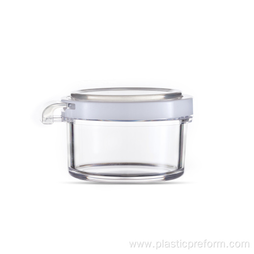 High quality clear plastic jars